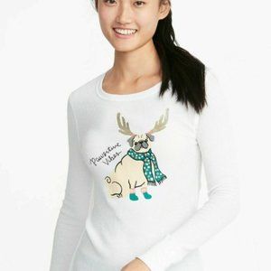 Old Navy Womens Slim-Fit Thermal Tee Shirt M Or L